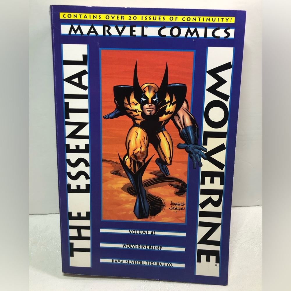 Essential Wolverine Marvel Comics Volume #3 Paperback #48-69